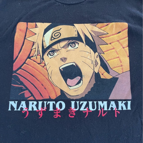 Naruto Uzumaki T-Shirt Men’s Size Medium Short Sleeve Masashi Kishimoto Anime - Picture 1 of 6